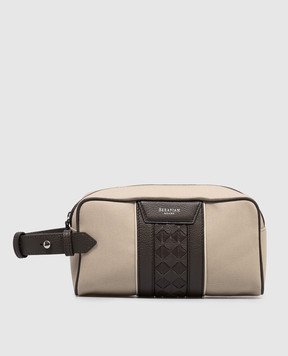 Serapian Бежевий несесер з принтом логотипа SRCANMML739524ABJ9