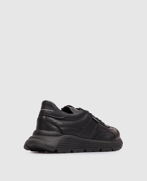 Maison Margiela MM6 Дитячі чорні шкіряні кросівки 839183235