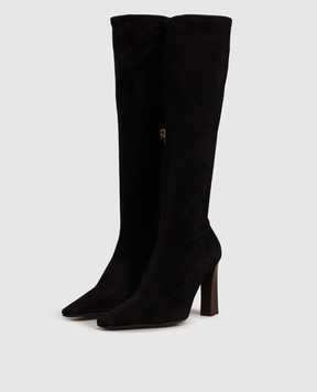 Giuseppe Zanotti Черные замшевые сапоги I680000
