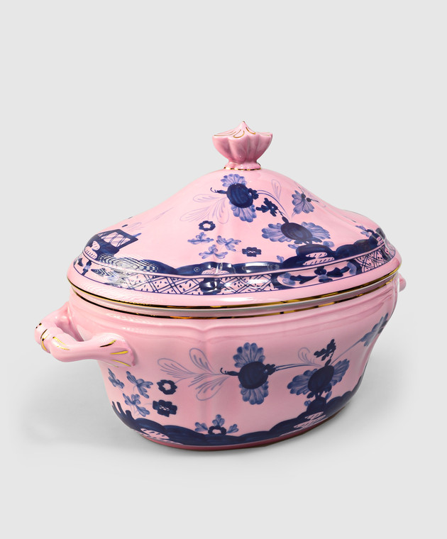 Ginori 1735 Розовая фарфоровая супница Oriente Italiano 003RG00FZP030010385 изображение 3