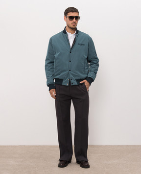Balmain Білий сорочка з нашивкою логотипа HH1HS555CG72