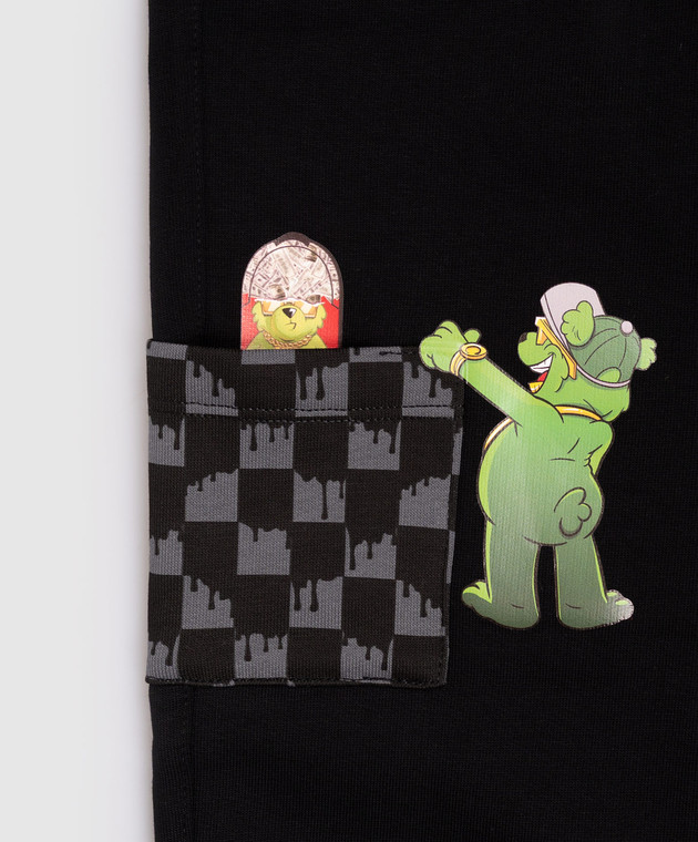 Sprayground Детские черные джоггеры Throw It To Me Drip SPY1497G изображение 3
