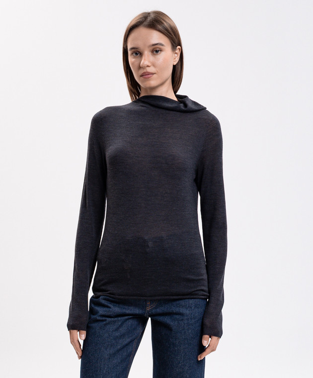 Carven Сірий джемпер з вовни 6262K21181 зображення 3