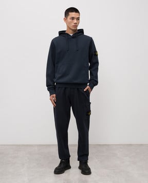 Stone Island Сині джогери з логотипом K2S156200010S0051