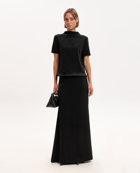 Jil Sander Черная блуза из шерсти J02NC0314J40356