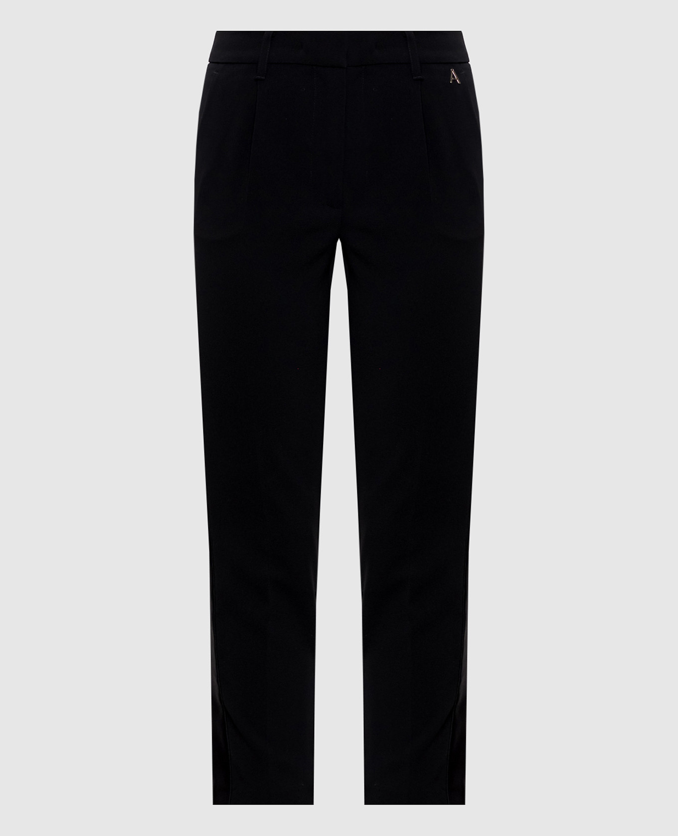 Чорні капрі з лампасами