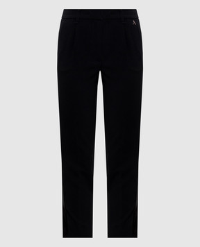 Twinset Чорні капрі з лампасами 261AP2275