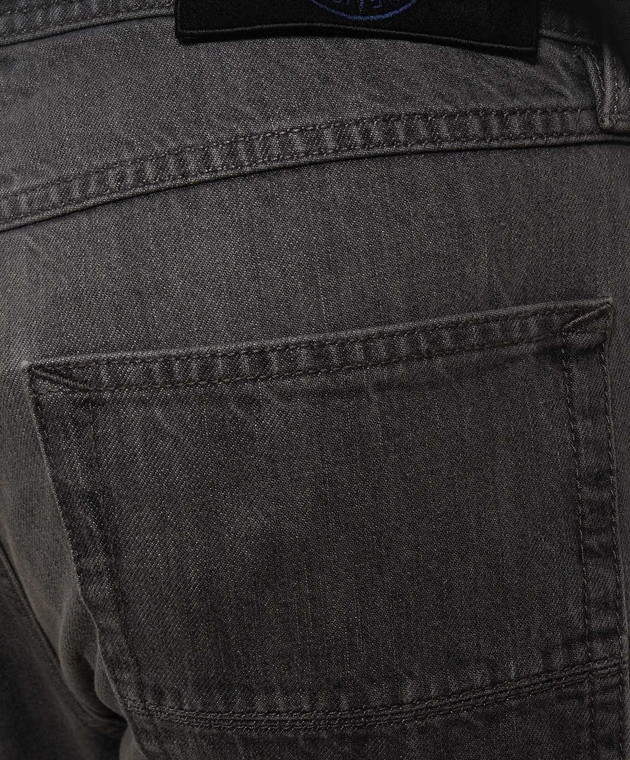 Stone Island Сірі джинси з патчем логотипа L2S14J100005S0J35 зображення 5