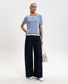 Max & Co Блакитний топ FOCE MCOFOCE