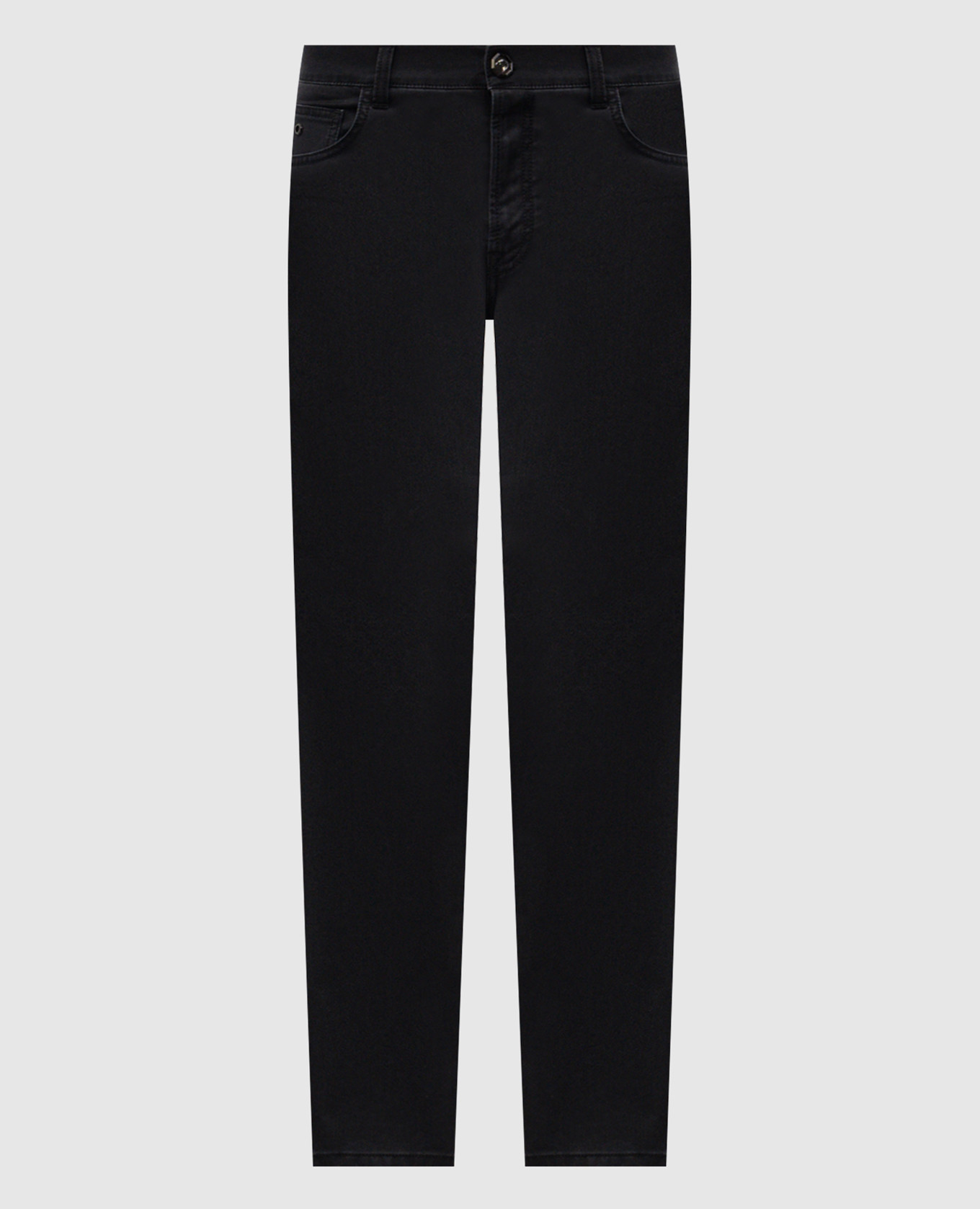 Черные джинсы с логотипом патч и логотип