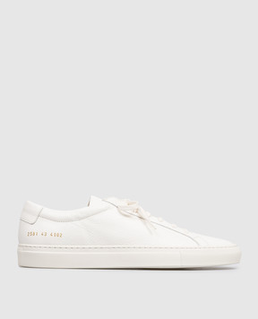 Common Project Кожаные кеды Achilles цвета айвори 2581