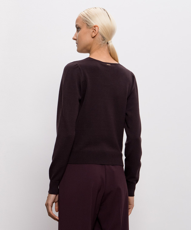 Twinset Коричневий джемпер 262TT3331 зображення 4