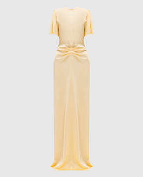 Victoria Beckham Желтое платье 1425WDR007004A