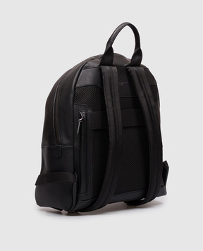 Gianni Chiarini Чорний шкіряний рюкзак ZNUB20635GRNCRV