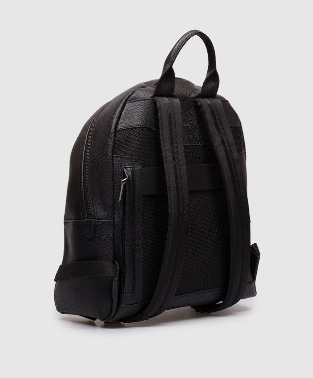 Gianni Chiarini Чорний шкіряний рюкзак ZNUB20635GRNCRV зображення 3