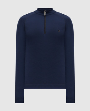 Stefano Ricci Синій джемпер з вовни M6H5300050WPA01T