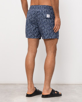 Pini Parma Сині шорти для плавання в принт 6059471