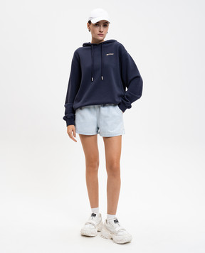 Off-White Голубые джинсовые шорты 2YC01BF25DEN002