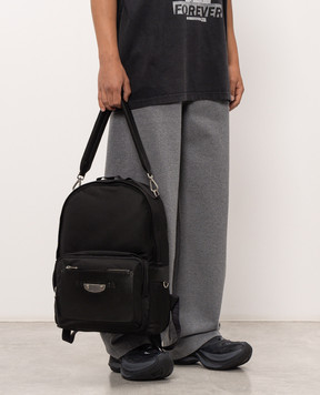 Balenciaga Черный рюкзак с тиснением логотипа A000HE2ACPU