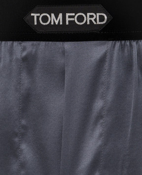 Tom Ford Сірі труси-боксери із шовку T4LE41010