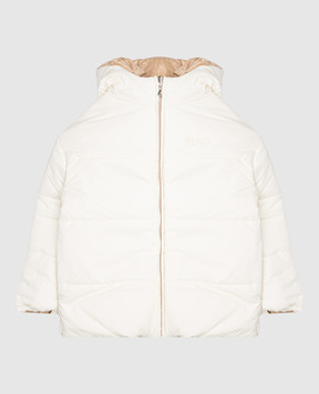 Fendi Дитячий двосторонній пуховик JUA282AJ8U812+