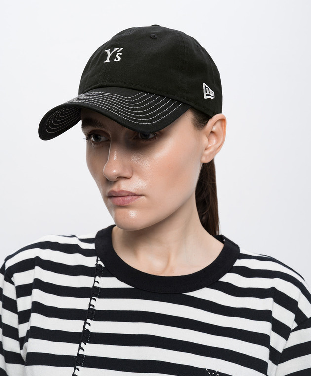 Y`S Yamamoto Чорна кепка 9TWENTY з вишивкою монограми YQH21096 зображення 2