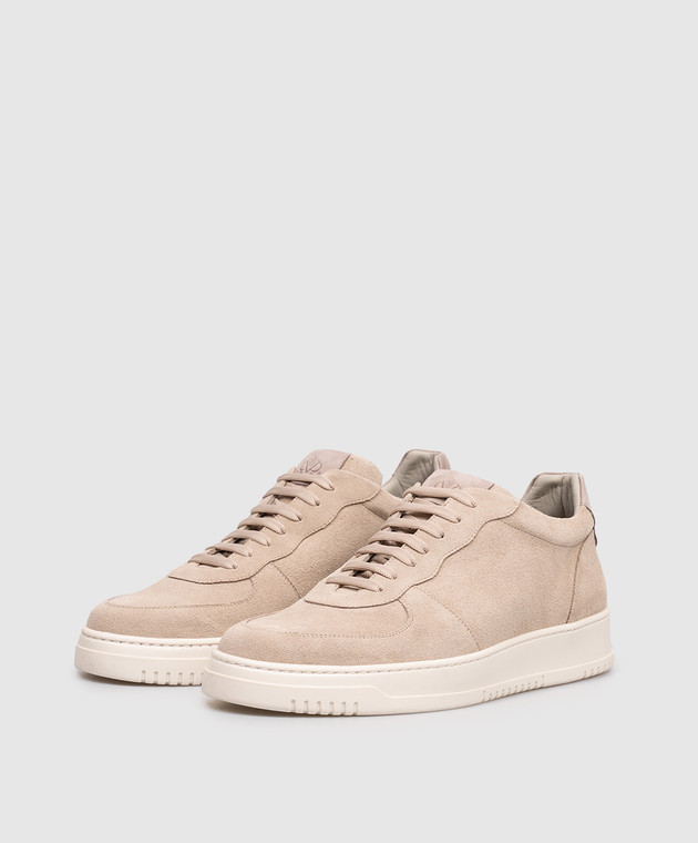 Pini Parma Бежеві замшеві кросівки SNEASUEBEIG зображення 2