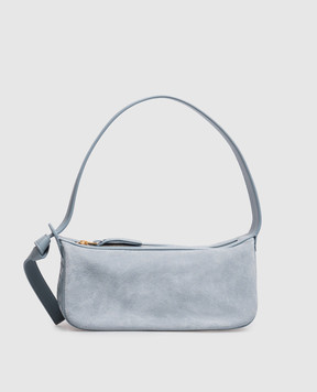 Bottega Veneta Блакитна замшева сумка Nodo 876370V6T61
