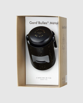 L`atelier du vin Чорна металева пробка Gard'Bulles для шампанського та ігристого вина 095681