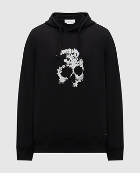 Alexander McQueen Черные худи в принт Skull 862290QTAEL