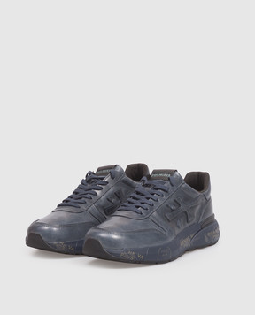 Premiata Синие кожаные кроссовки Mick 1807 MICK1807