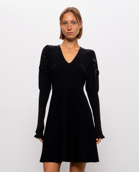 Twinset Черное платье с пайетками 262AT3102