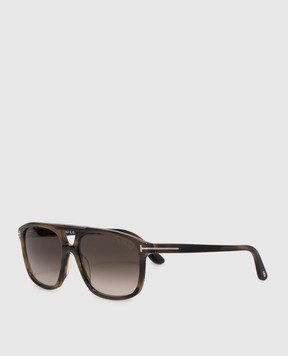 Tom Ford Коричневий сонцезахисні окуляри BRIANNA FT1338