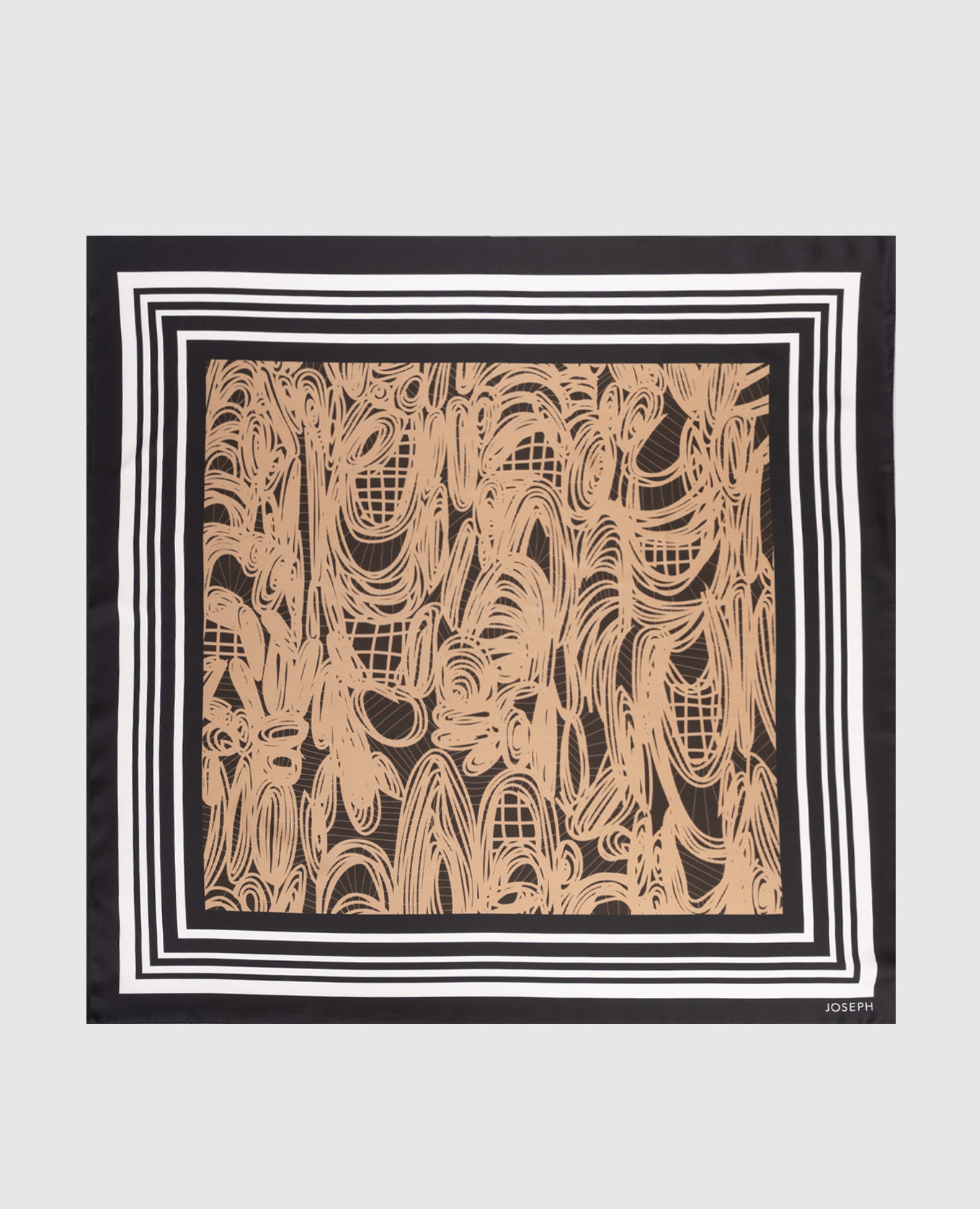 

Черный платок из шелка Briar, Платки