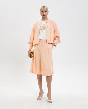 Twinset Белая футболка с пайетками 261LB2SAA