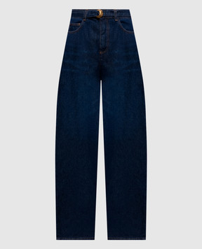 Twinset Синие джинсы с поясом 262TP2540