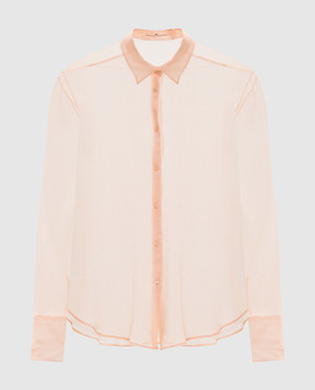 Ermanno Scervino Розовая блуза из шелка D482K387FWB