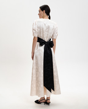 Gabriela Hearst Біла сукня Larkin із шовку 3264296S144
