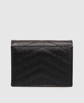 Saint Laurent Черный кожаный портмоне 668290BOWA1