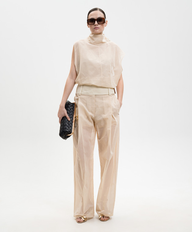 Max Mara Sportmax Бежевий топ GRADO SPSGRADO зображення 2