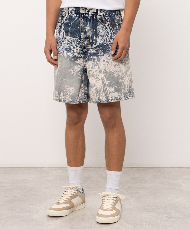 Off-White Джинсовые шорты City Nature 44MYC02CF26D002 изображение 3