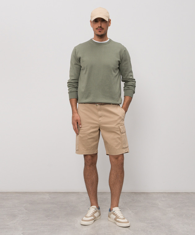 Woolrich Бежеві шорти-карго CFWOSH2001MRUT5262 зображення 2