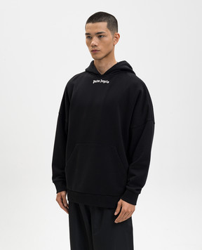 Palm Angels Черные худи с контрастным логотипом PMBB036S26FLE001