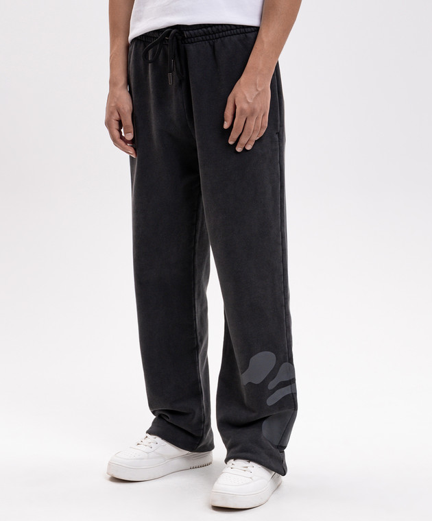 Off-White Серые спортивные штаны 44MCH05AF26F002 изображение 3