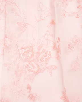 Dolce&Gabbana Детское розовое платье с вышивкой L54DW1FLSNF46