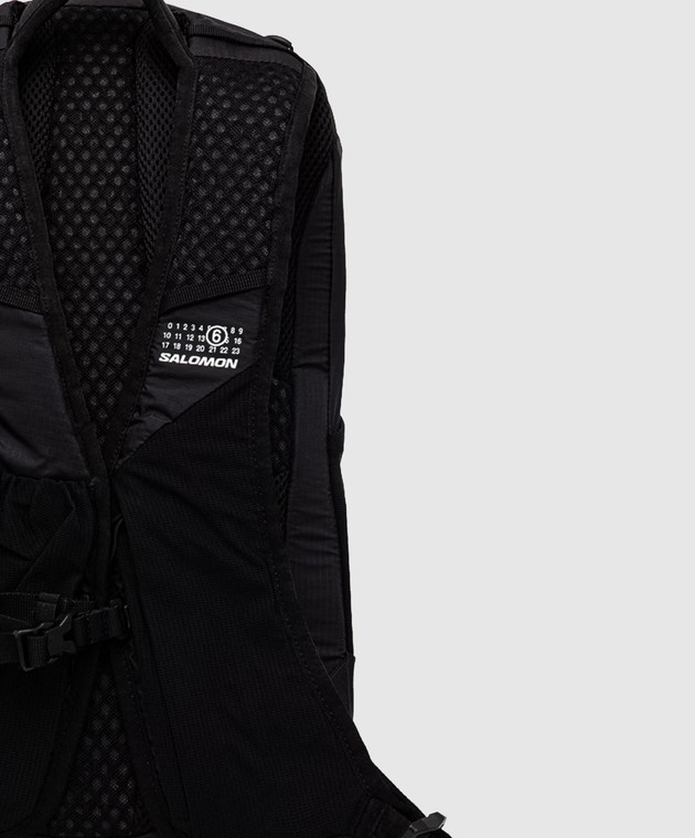 Maison Margiela MM6 Черный рюкзак с принтом логотипа SB5WA0013P5782 изображение 4