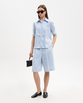 Agnona Голубая рубашка TD1117YU3049