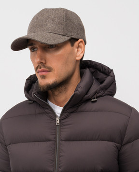 Woolrich Коричнева кепка з вовною з вишивкою логотипа CFWOAC0290MRUT3190