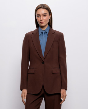 Brunello Cucinelli Коричневий жакет з вовни MG5537723P