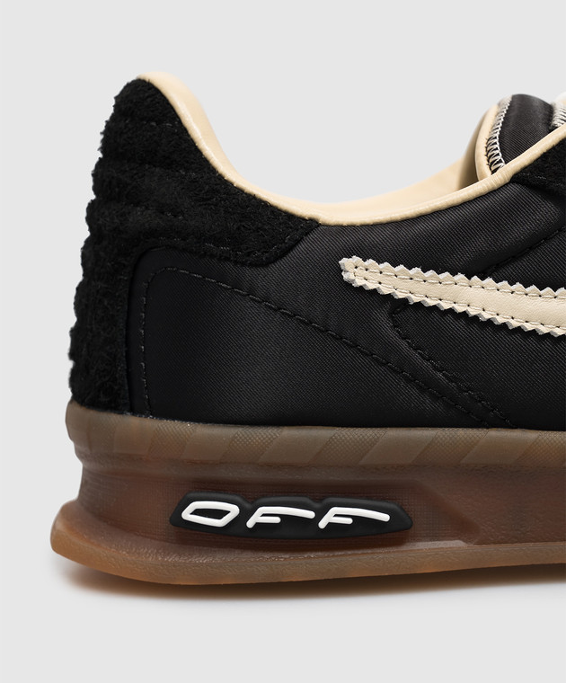 Off-White Чорні комбіновані кросівки End Of Play з емблемою OF06209001 зображення 5